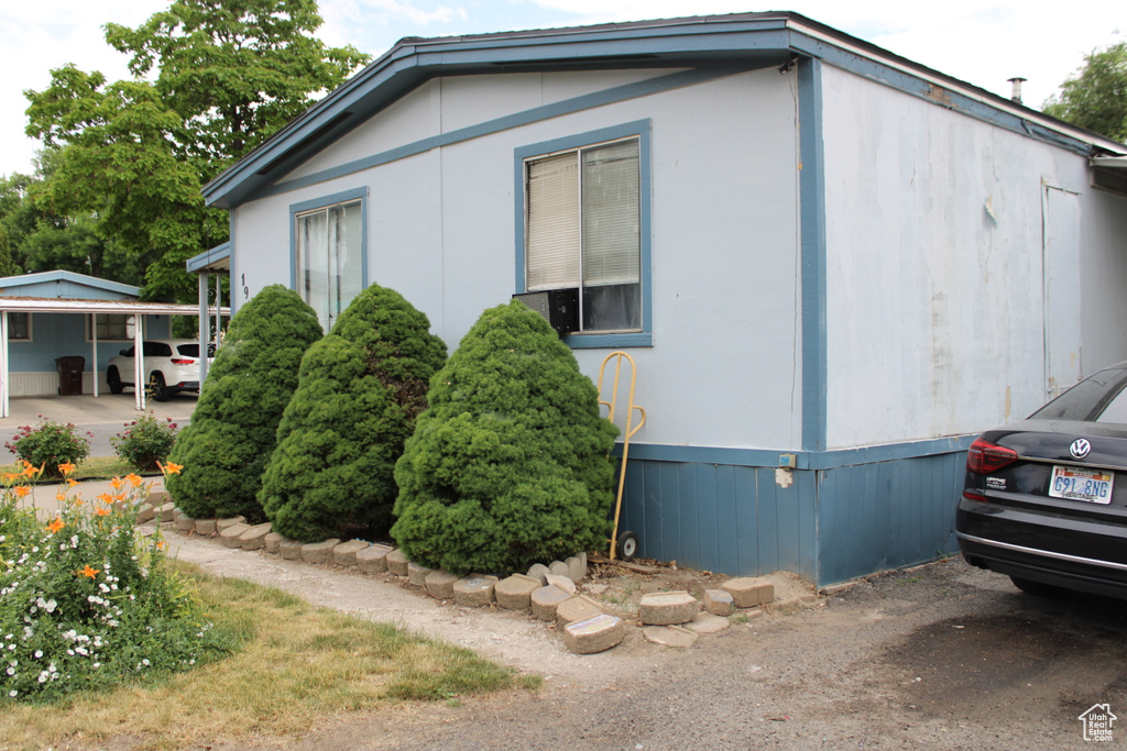View of property exterior
