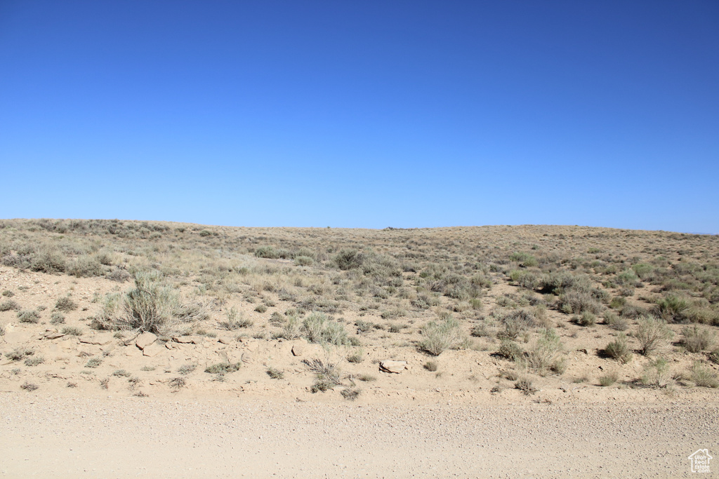 View of nature with a desert landscape