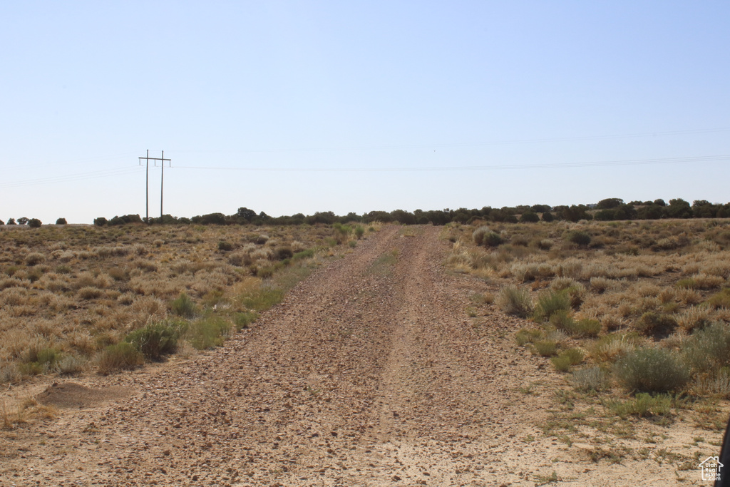 View of street featuring a view of rural / pastoral area
