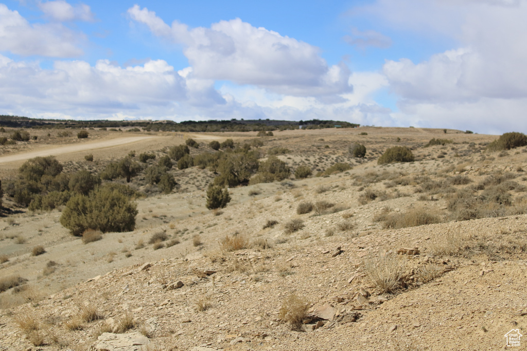 View of undeveloped land featuring rural landscape and a desert landscape