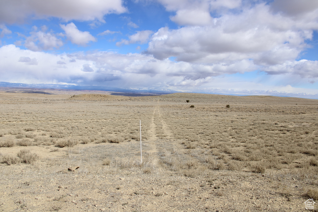 View of nature with a desert landscape and rural landscape