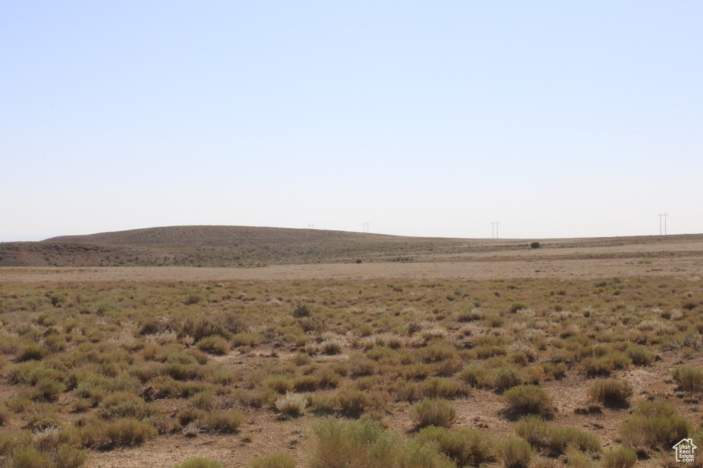 Mountain view with rural landscape