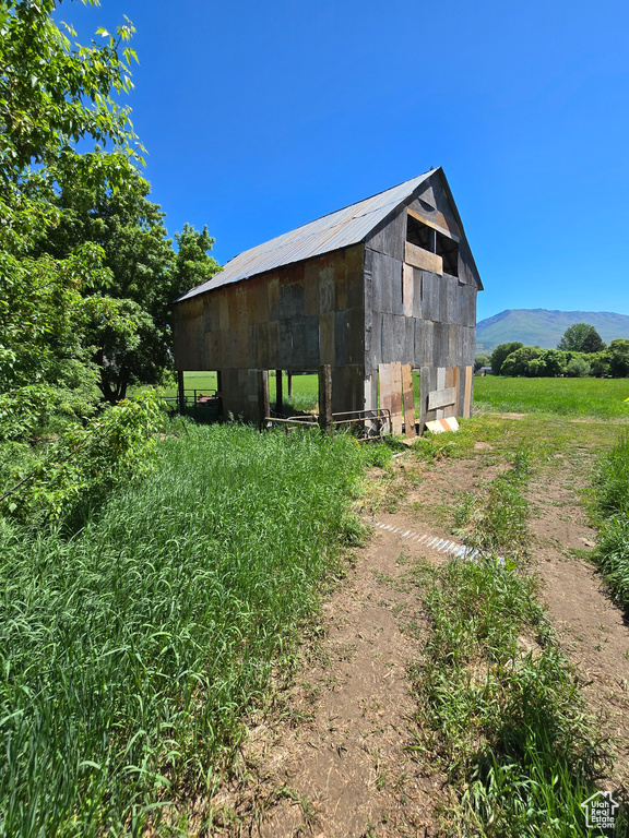 View of outdoor structure