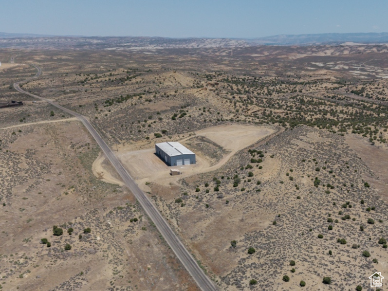 Aerial view of property\'s location with a desert landscape and rural landscape
