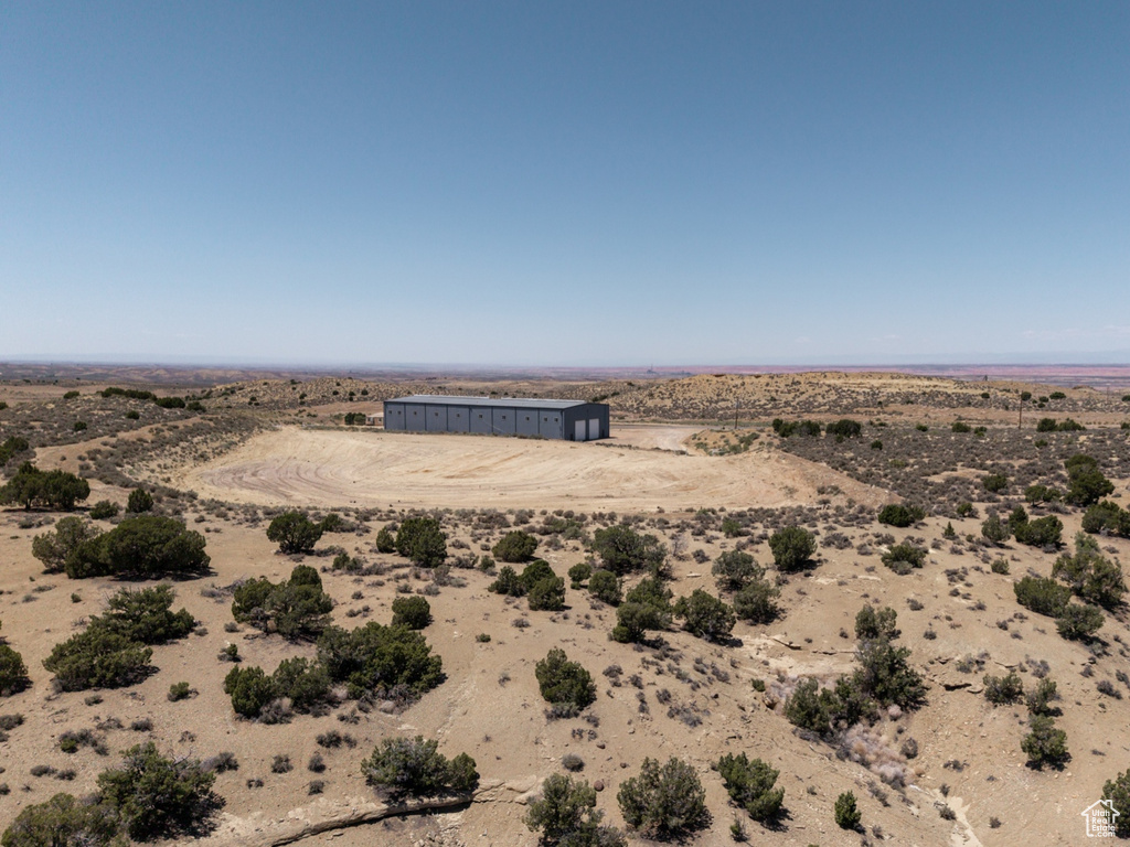 View of rural area with a desert landscape