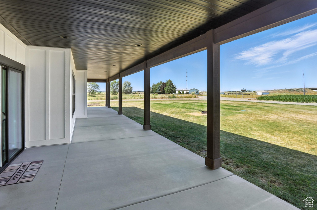 View of patio