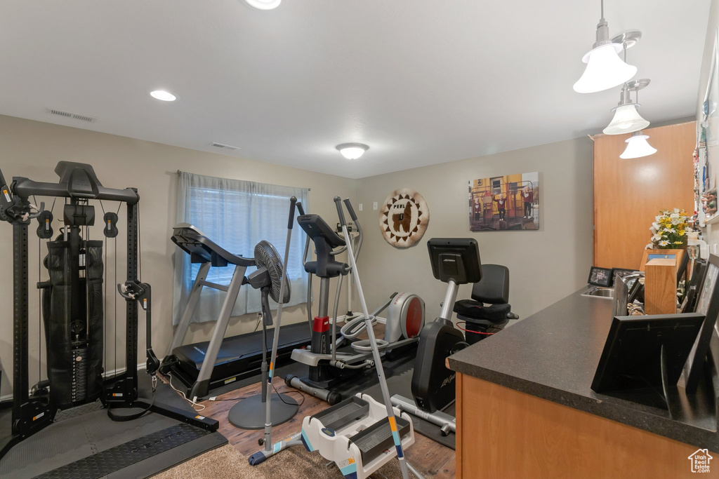 View of exercise area