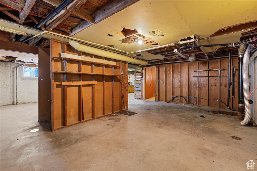 View of basement