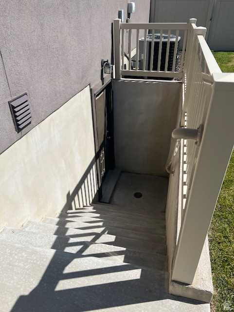 View of stairs