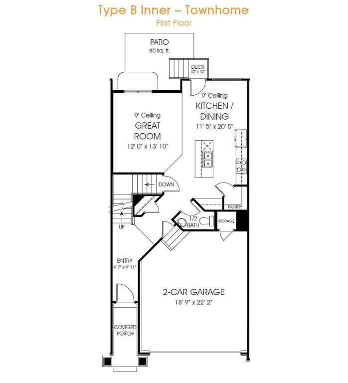View of room layout