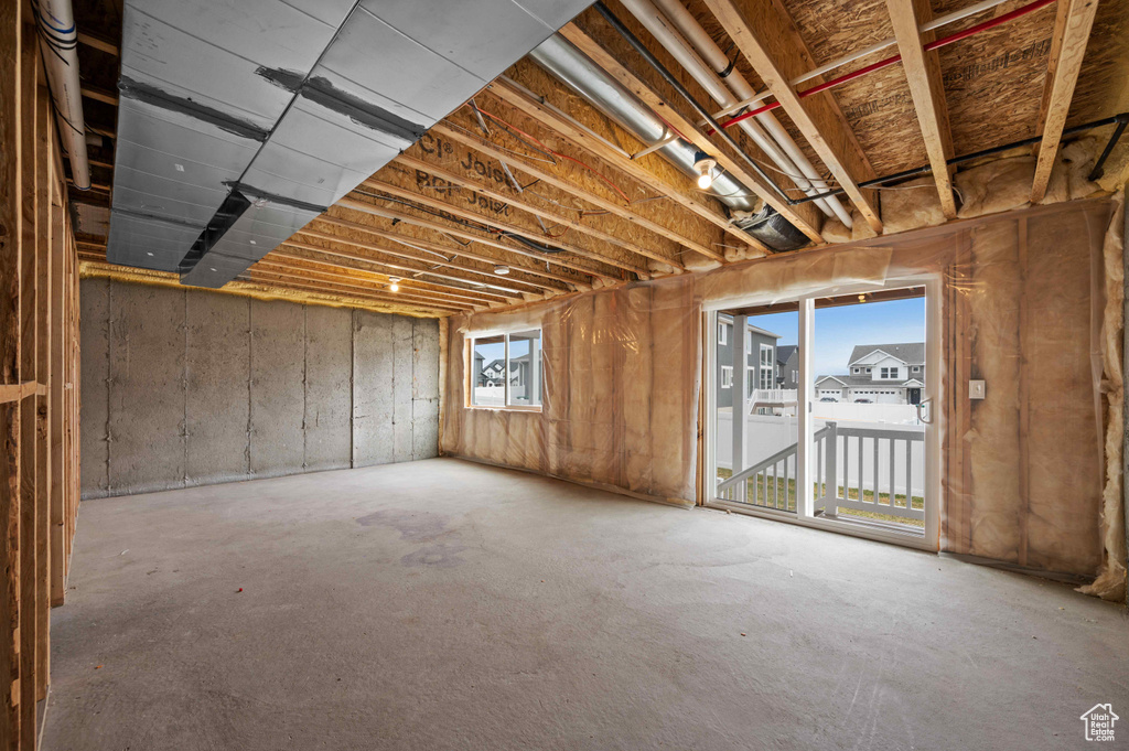View of basement