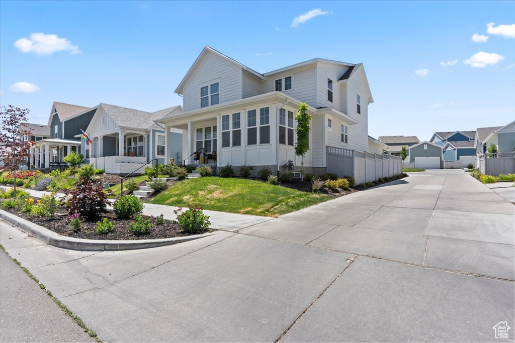 View of front of house with a residential view