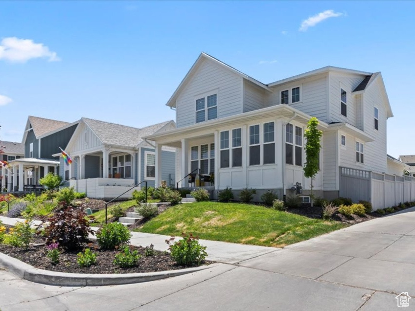 View of front of house with a residential view