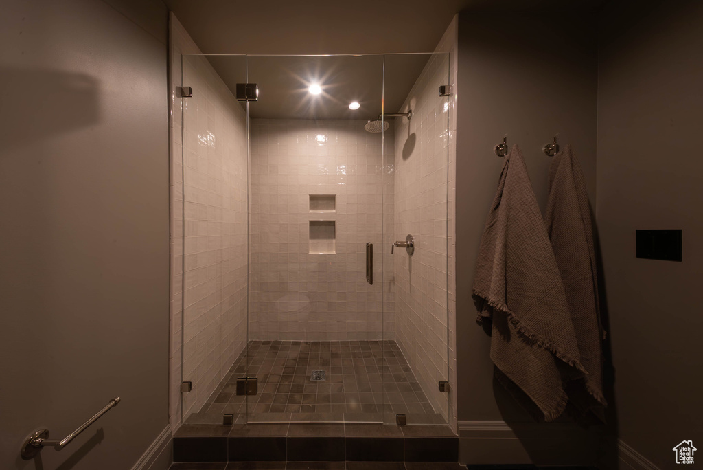Full bath featuring a stall shower