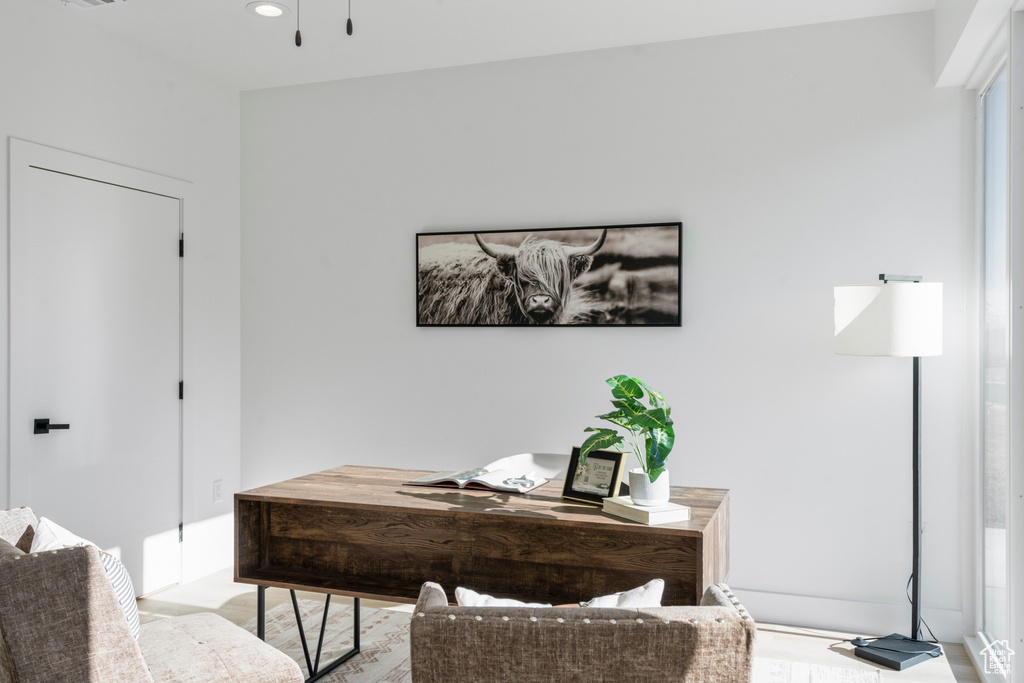 View of office space