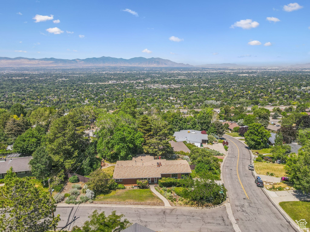 Bird's eye view of mountains
