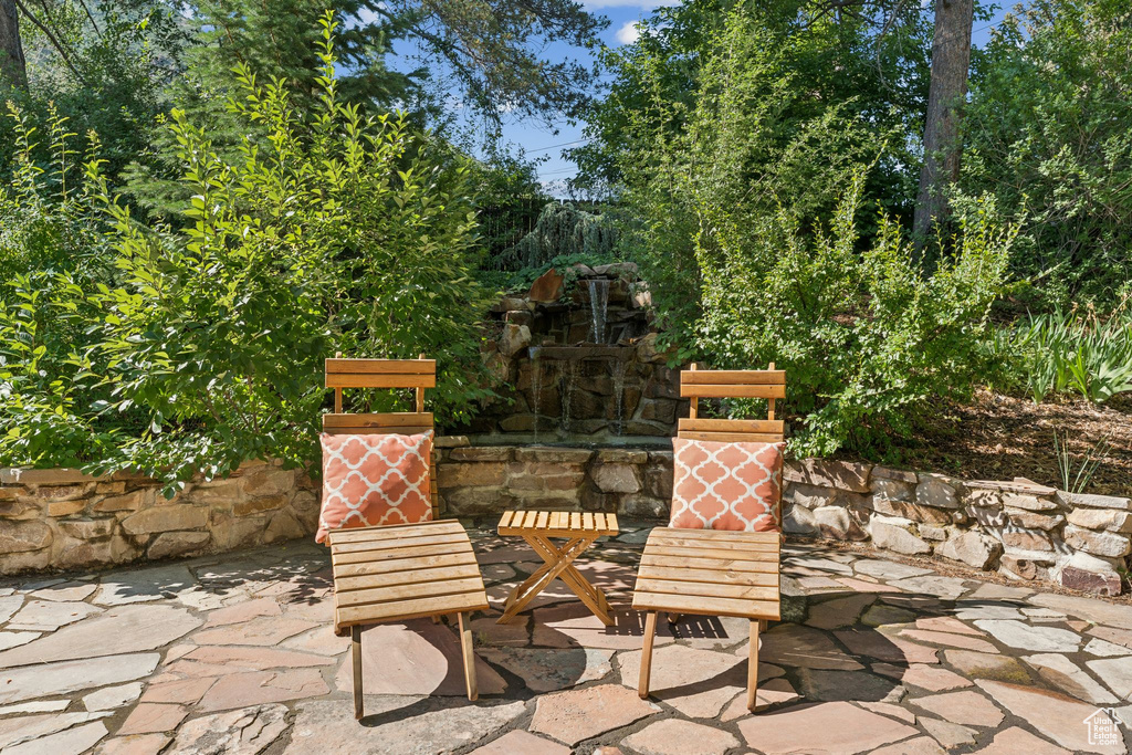 View of patio