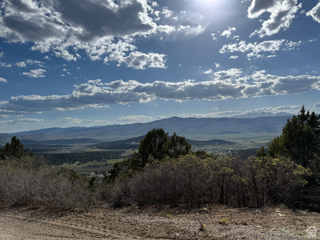 View of mountain background