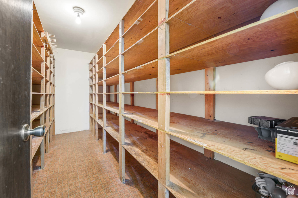 View of storage area