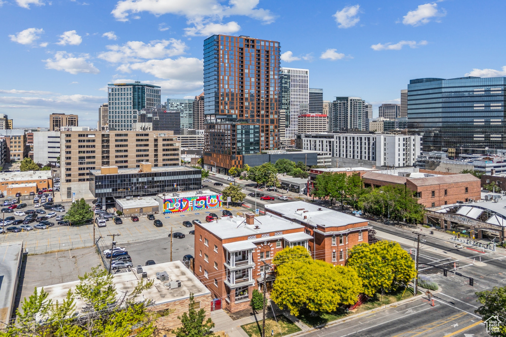 View of city skyline