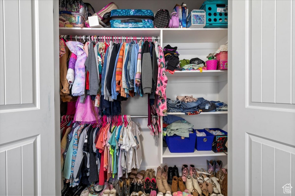 View of closet