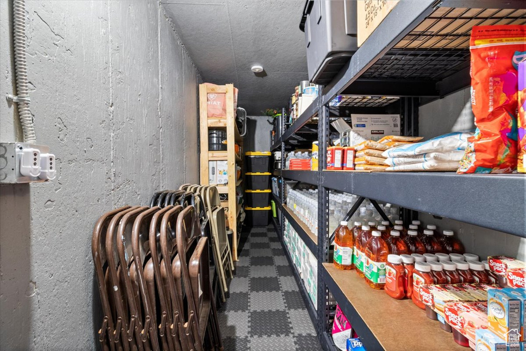 View of storage room
