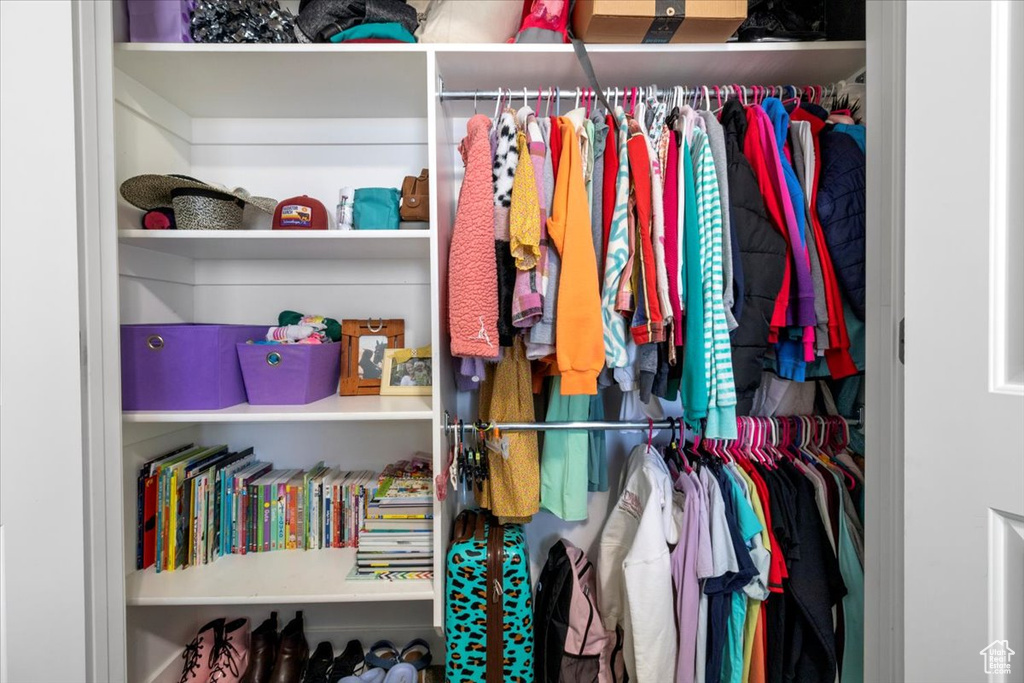 View of closet