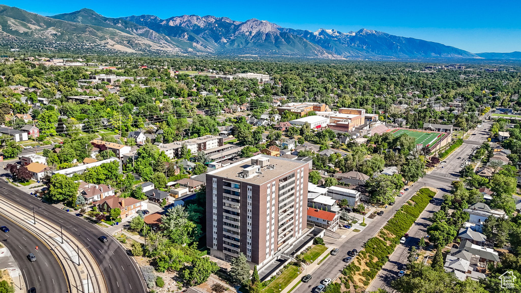 Aerial view of mountains