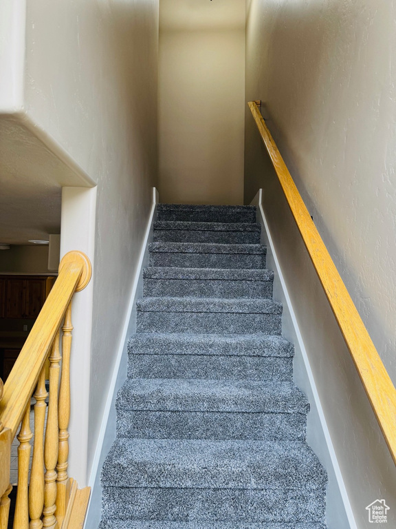 View of stairway