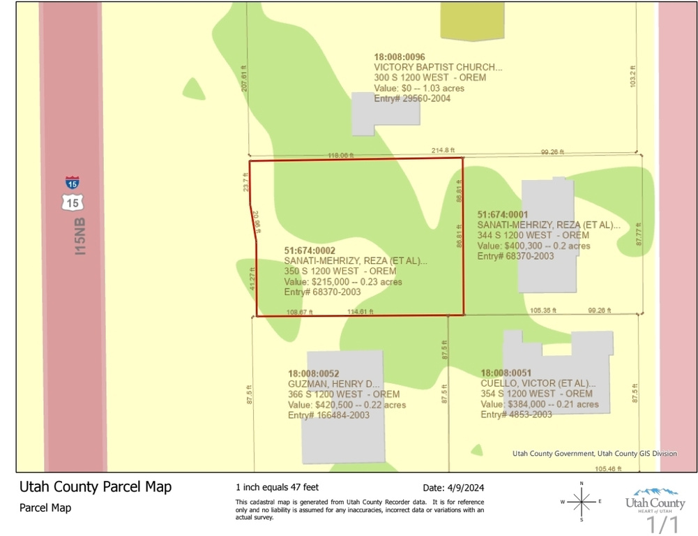 350 S 1200 W Orem, UT 84058
