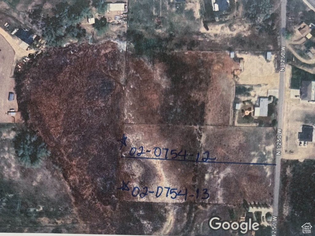 Aerial view of property's location