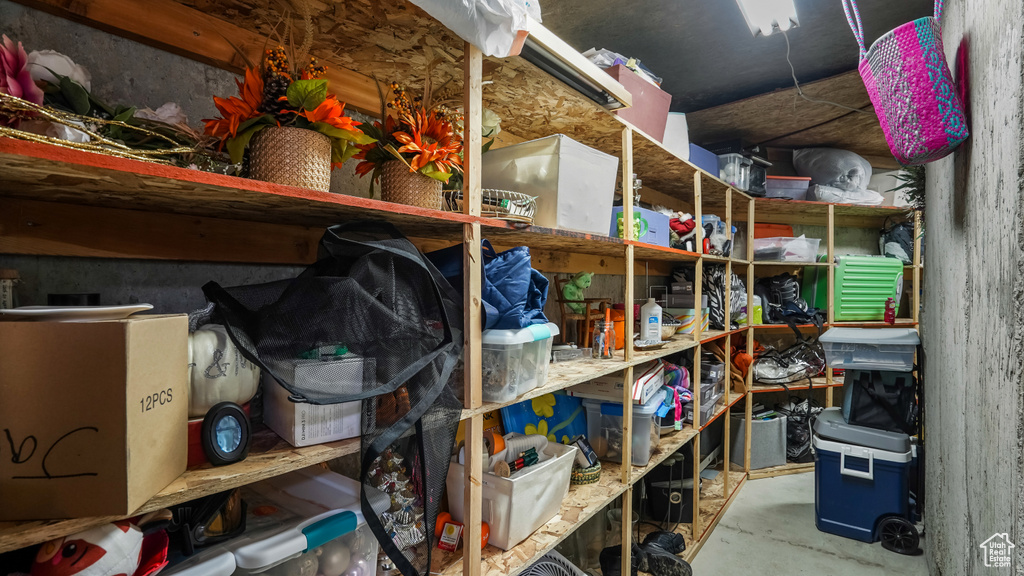 View of storage room
