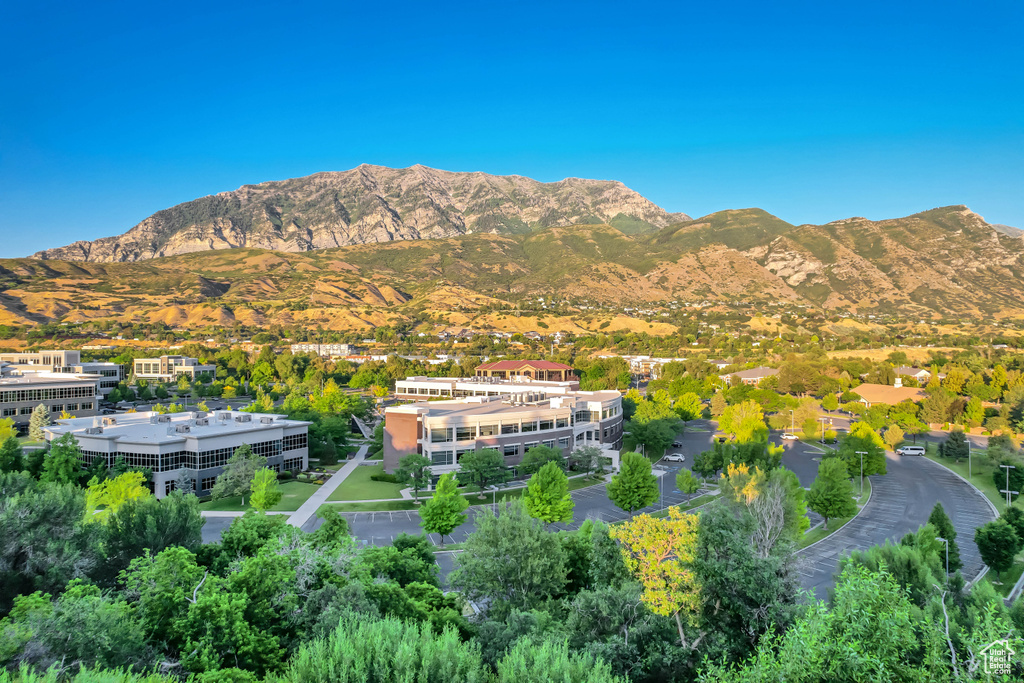 View of mountain background
