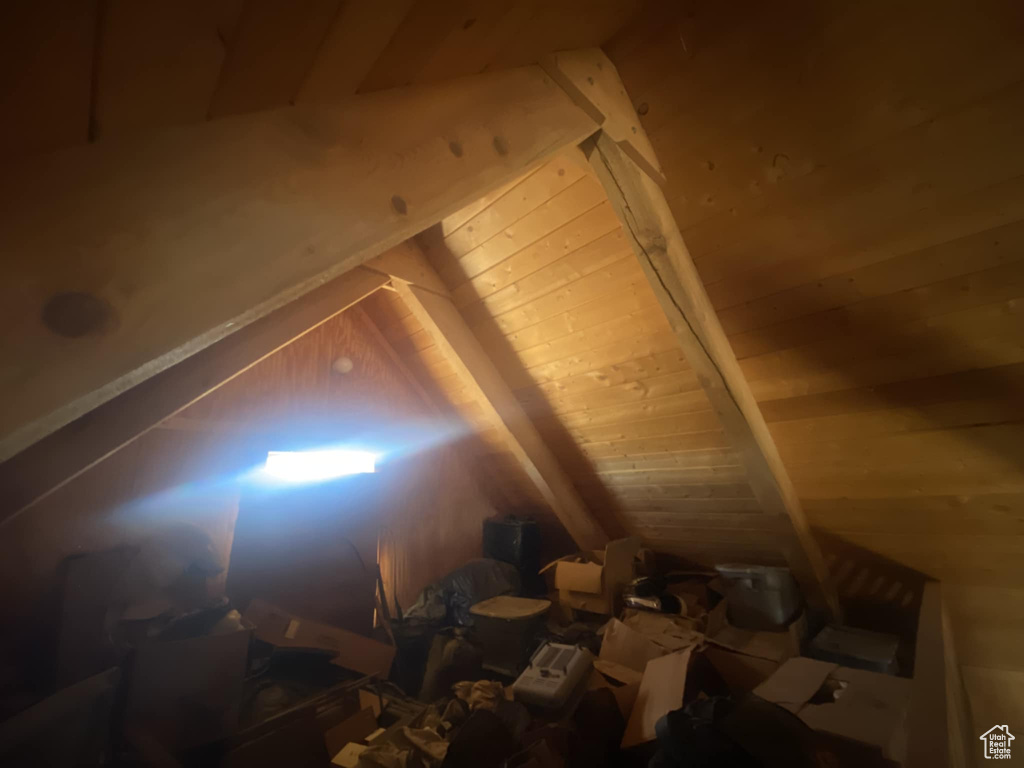 View of attic