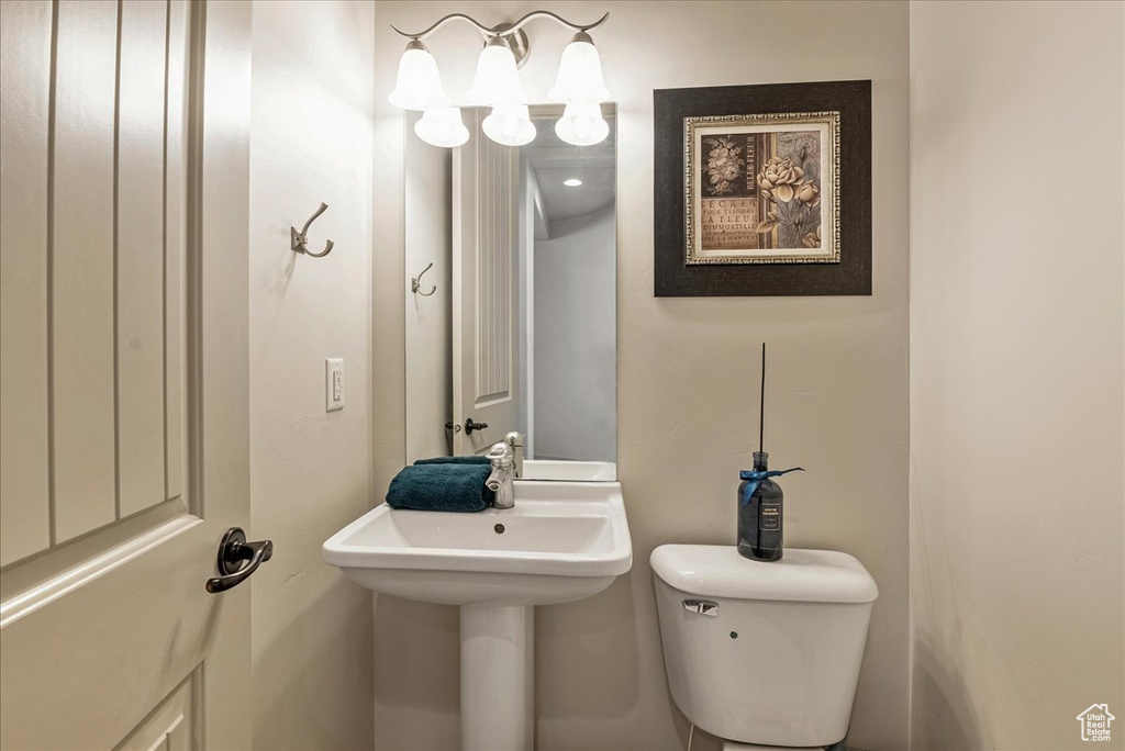 Bathroom with toilet