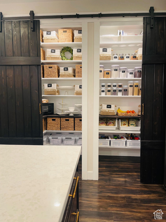 View of storage area