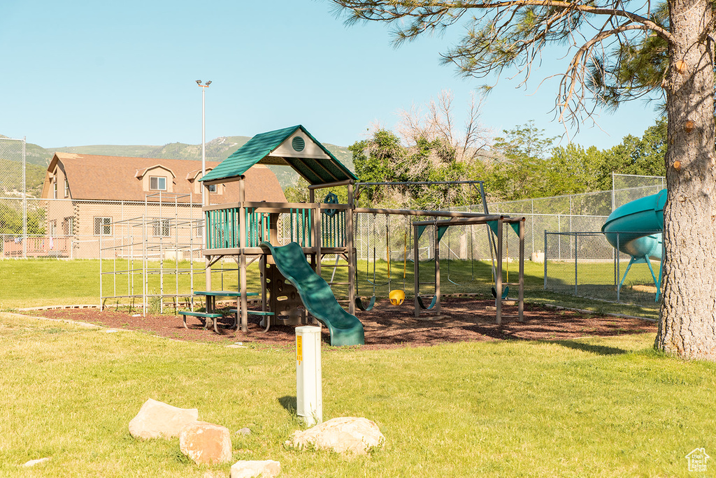 View of community playground
