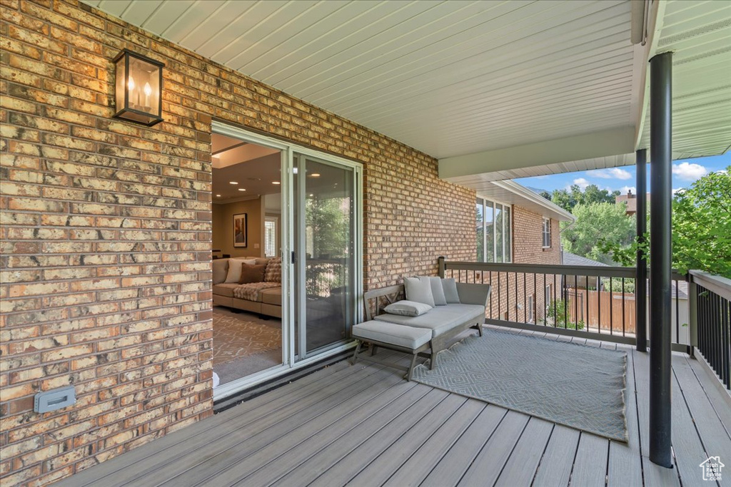 View of deck