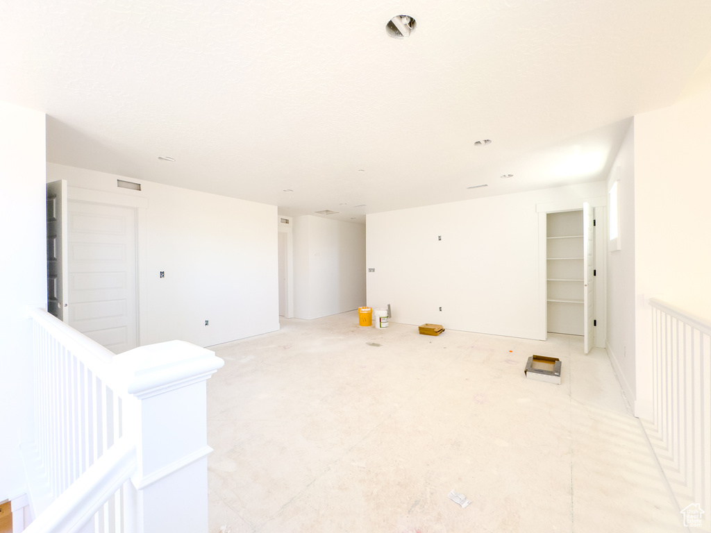 Empty room with baseboards