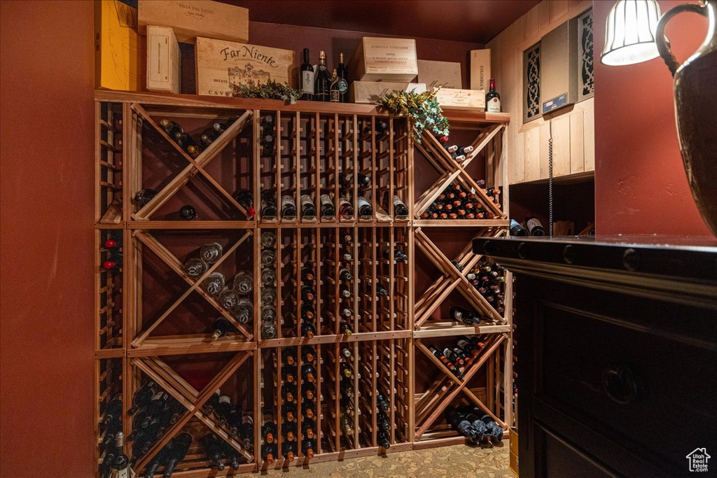 View of wine room