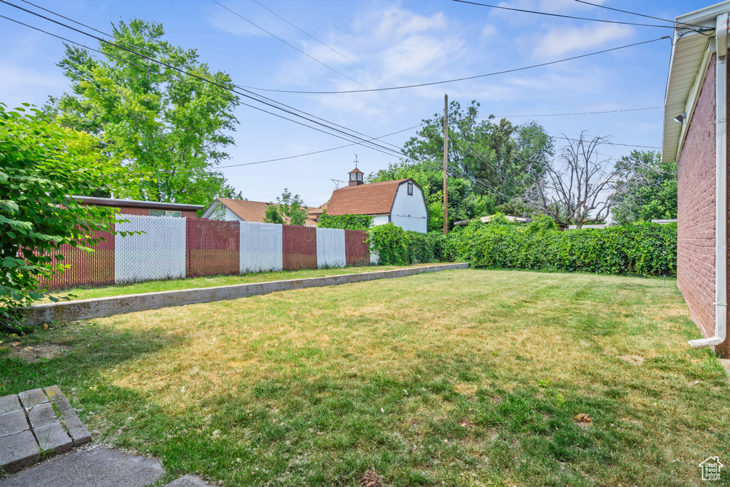 View of yard