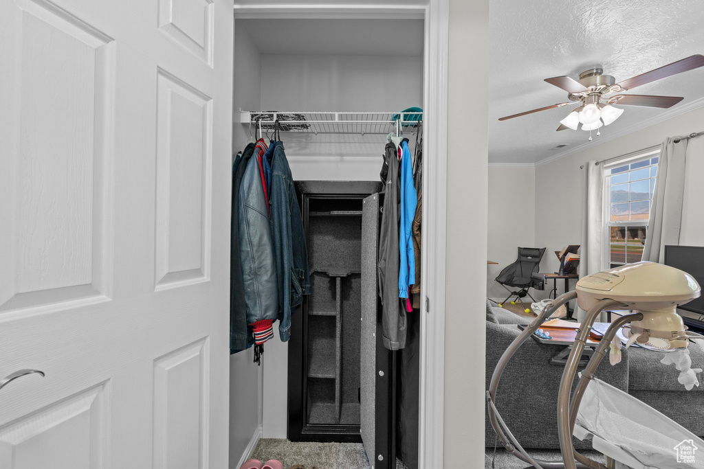 View of closet