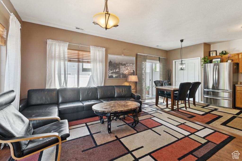 View of living area