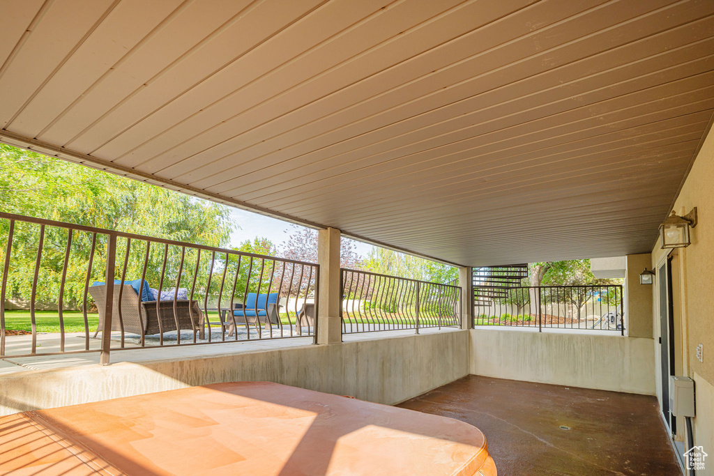View of patio
