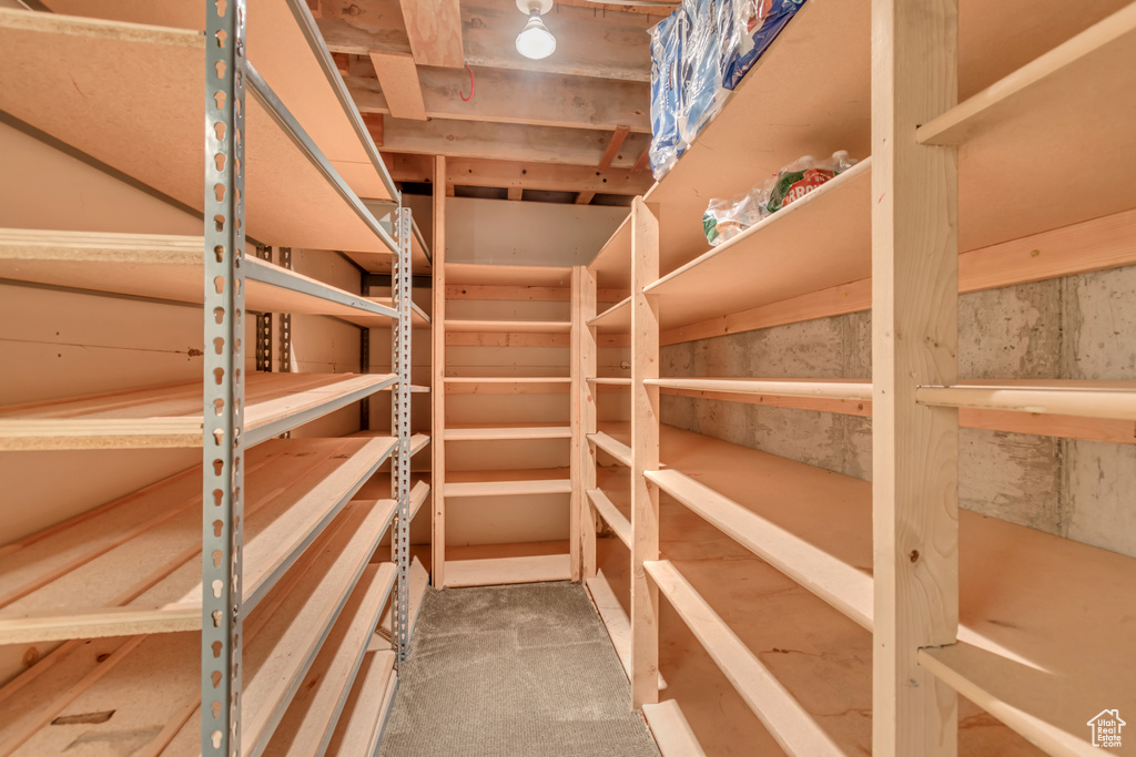 View of storage area