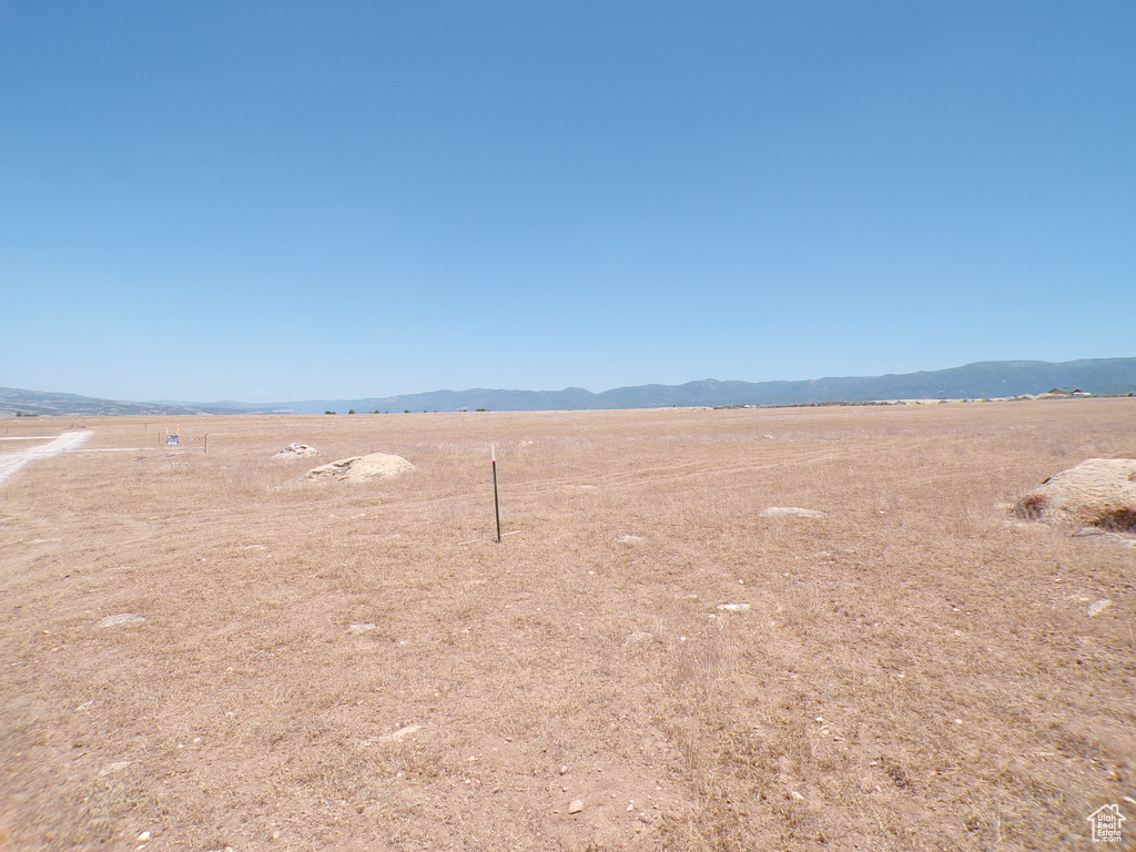 View of mountain backdrop