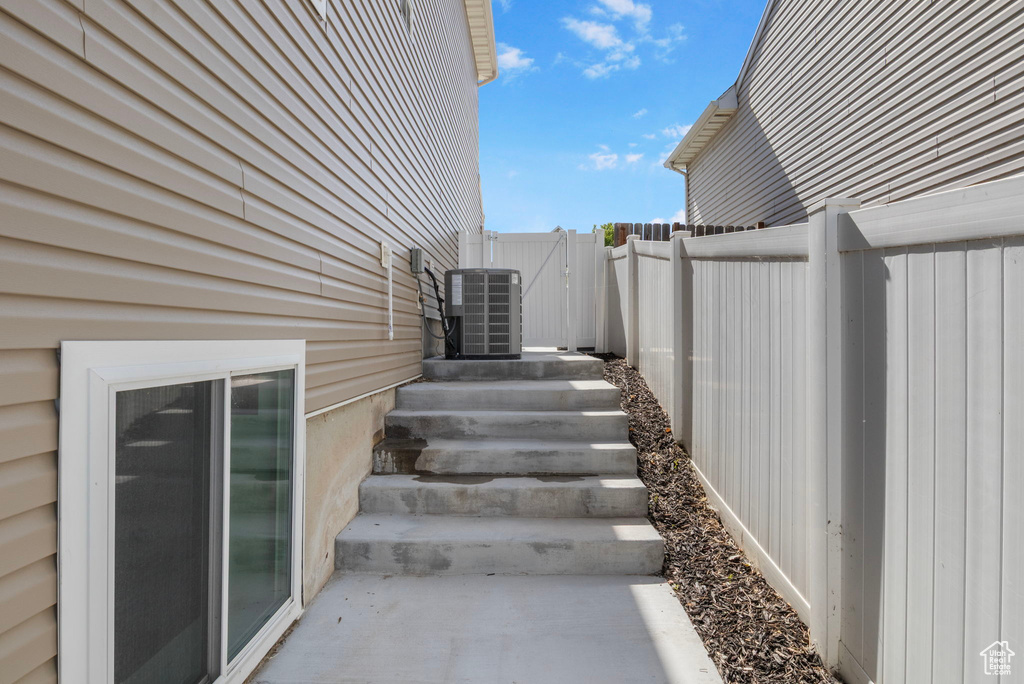 View of stairs