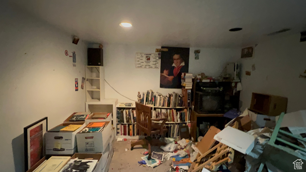 View of misc room
