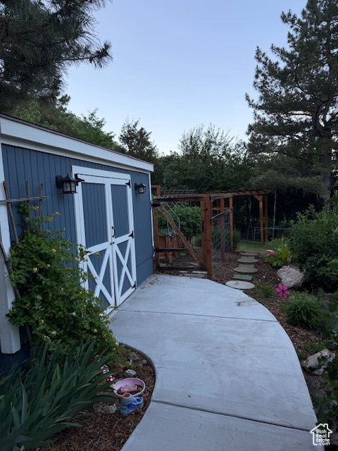 View of shed