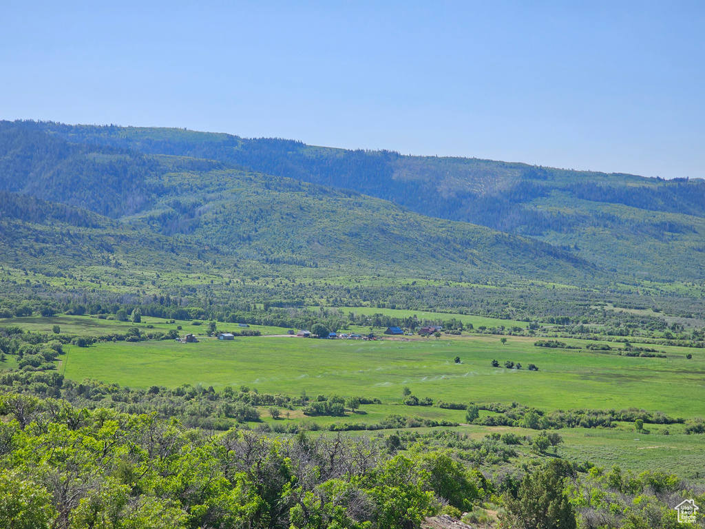View of mountain backdrop